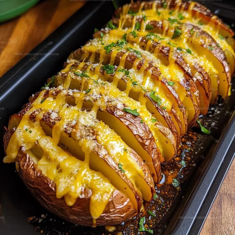 Cheesy Hasselback Potatoes Recipe