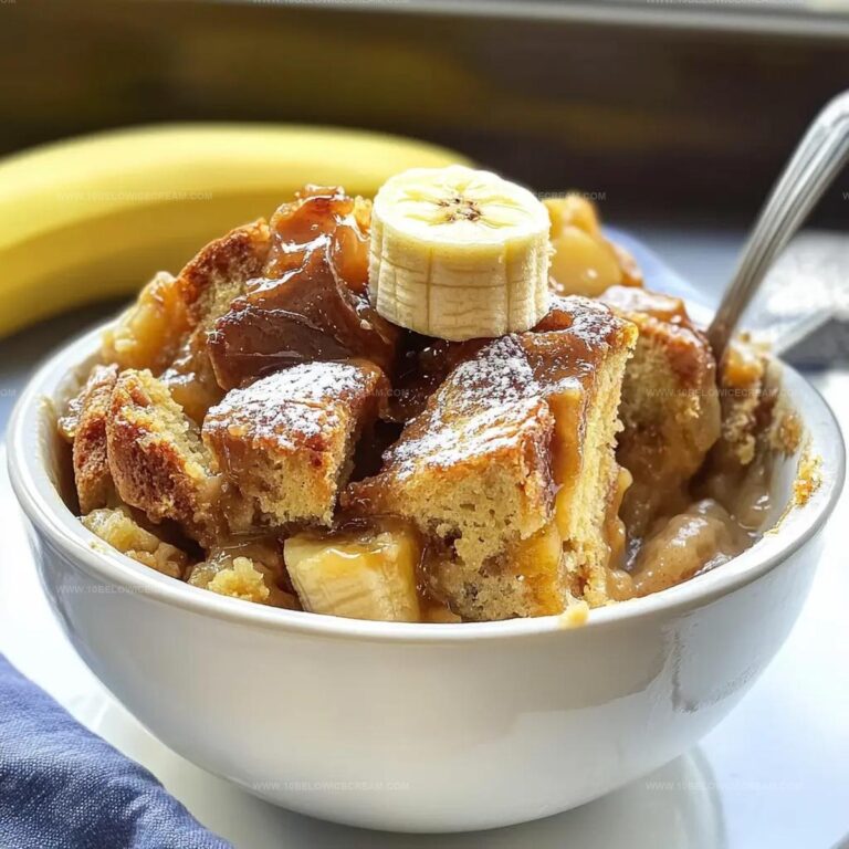 Slow Cooker Banana Bread Pudding Recipe