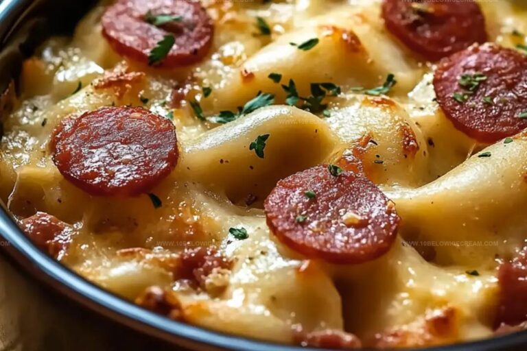 Crockpot Pierogi Casserole With Kielbasa Recipe