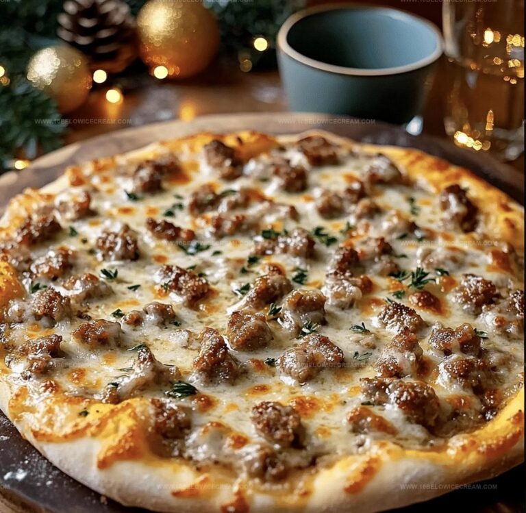 Sausage Gravy Breakfast Pizza Recipe