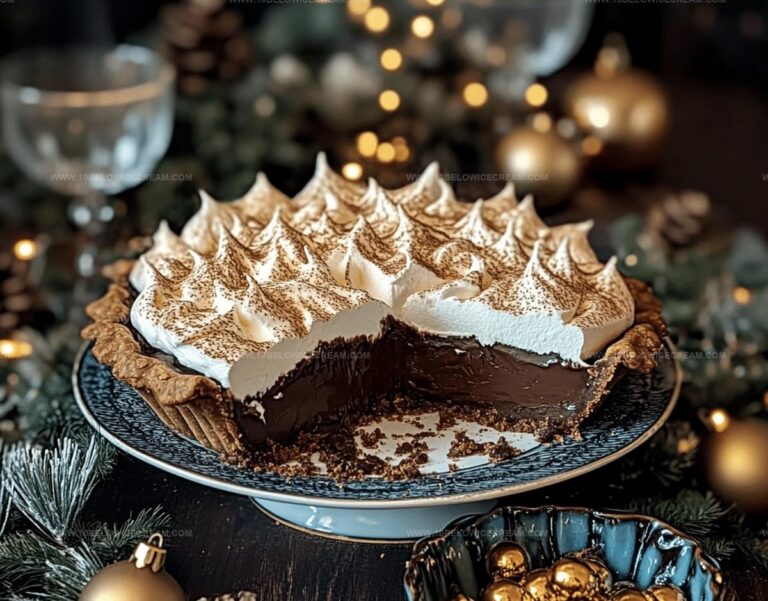 Old Fashioned Chocolate Pie With Golden Meringue Recipe
