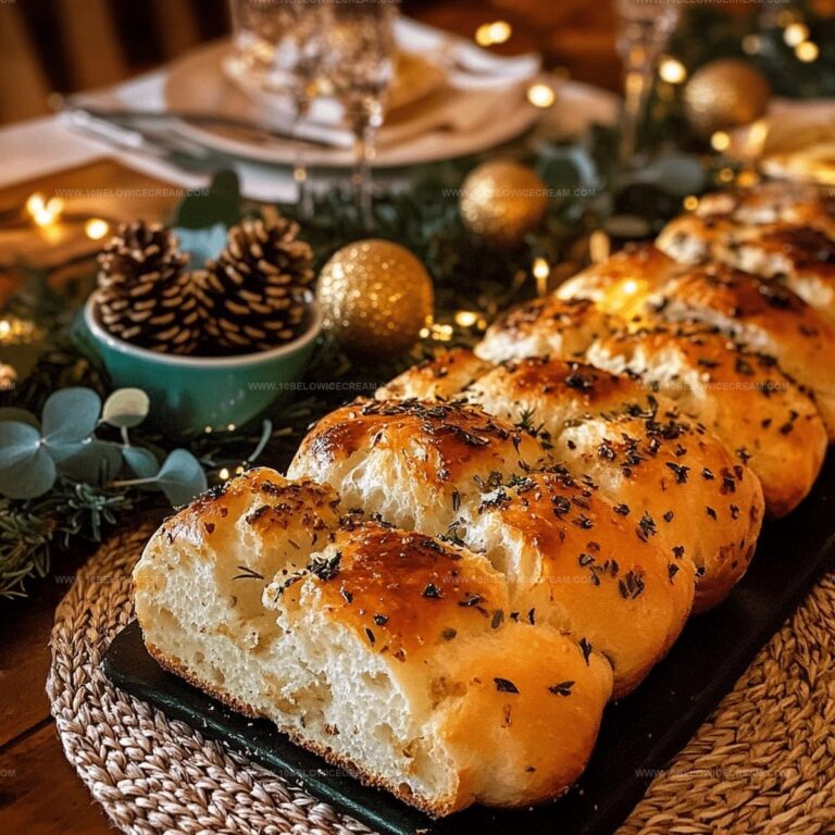 No Knead Roasted Garlic Bread Recipe