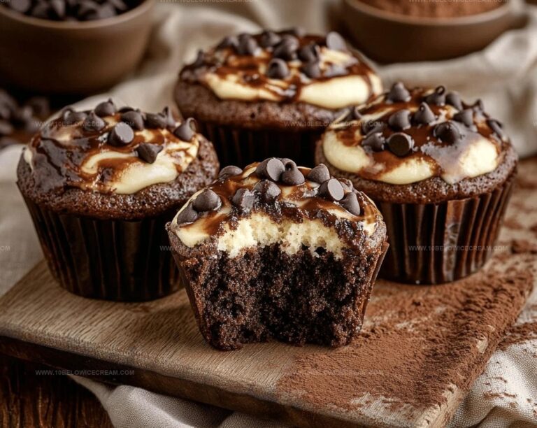 Double Chocolate Cheesecake Muffins Recipe