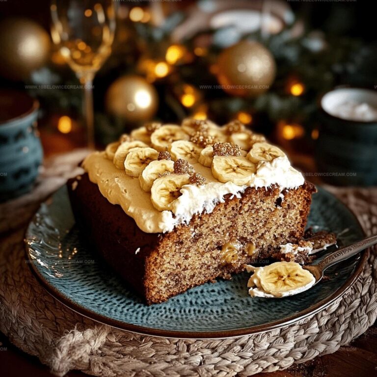 Banana Bread Cake With Cream Recipe
