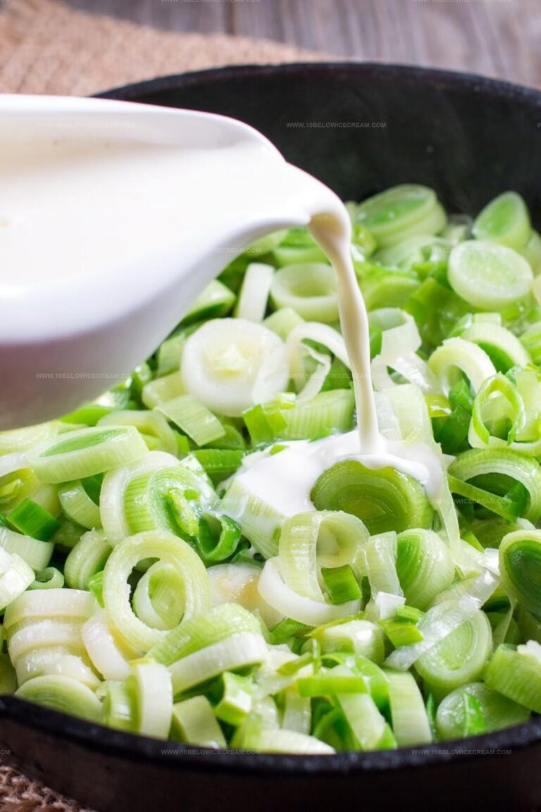 Creamed Leeks Recipe