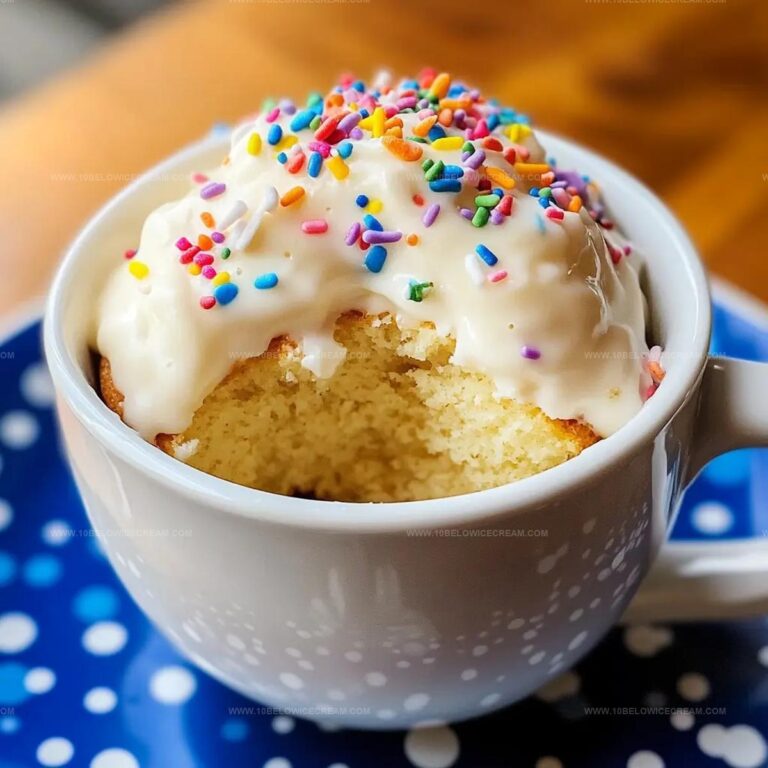 Vanilla Mug Cake Recipe
