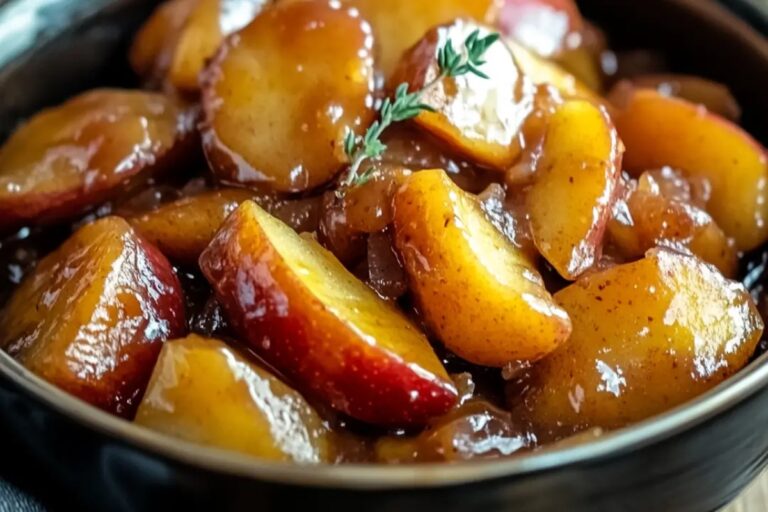 Easy Slow Cooker Cracker Barrel Fried Apples Recipe