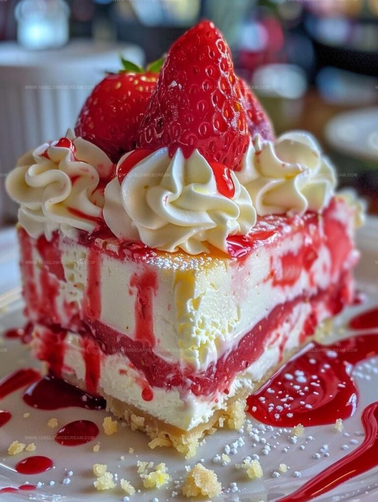 No-Bake Lemon Strawberry Cheesecake Mousse Recipe