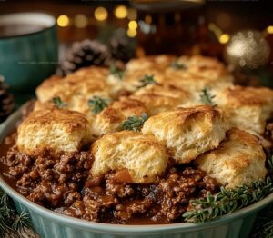 Sloppy Joe Biscuit Casserole Recipe