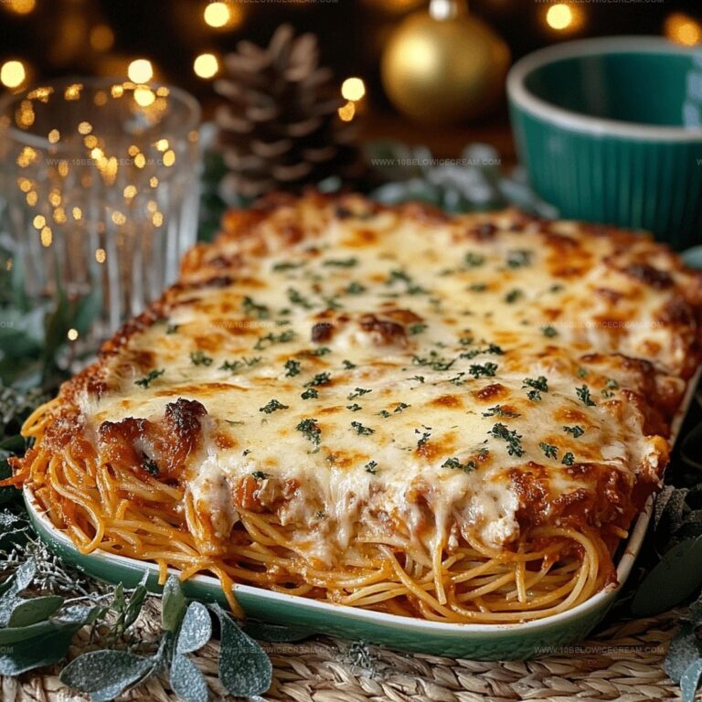 Baked Cream Cheese Spaghetti Casserole Recipe