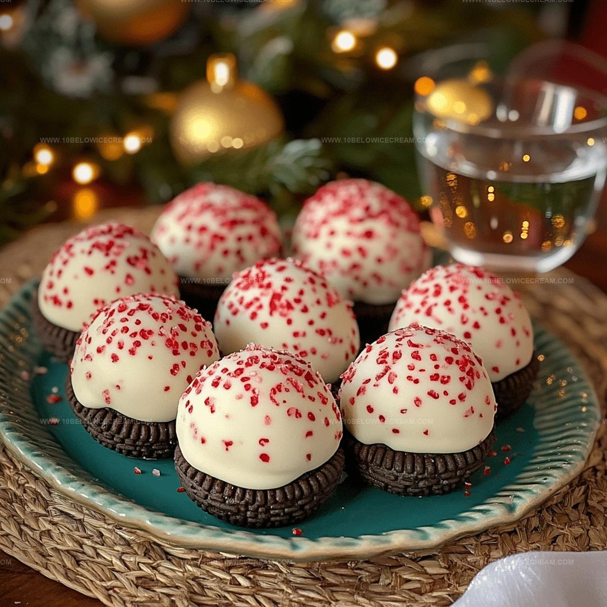 Peppermint Oreo Cookie Balls Recipe
