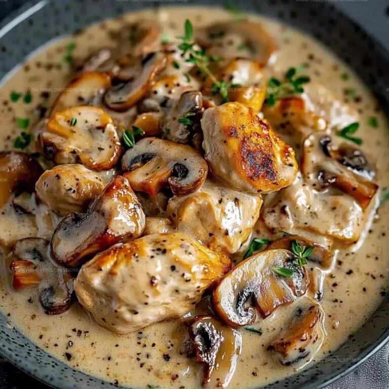 Creamy Chicken With Mushrooms Recipe