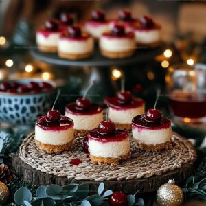 Mini Cherry Cheesecakes Recipe