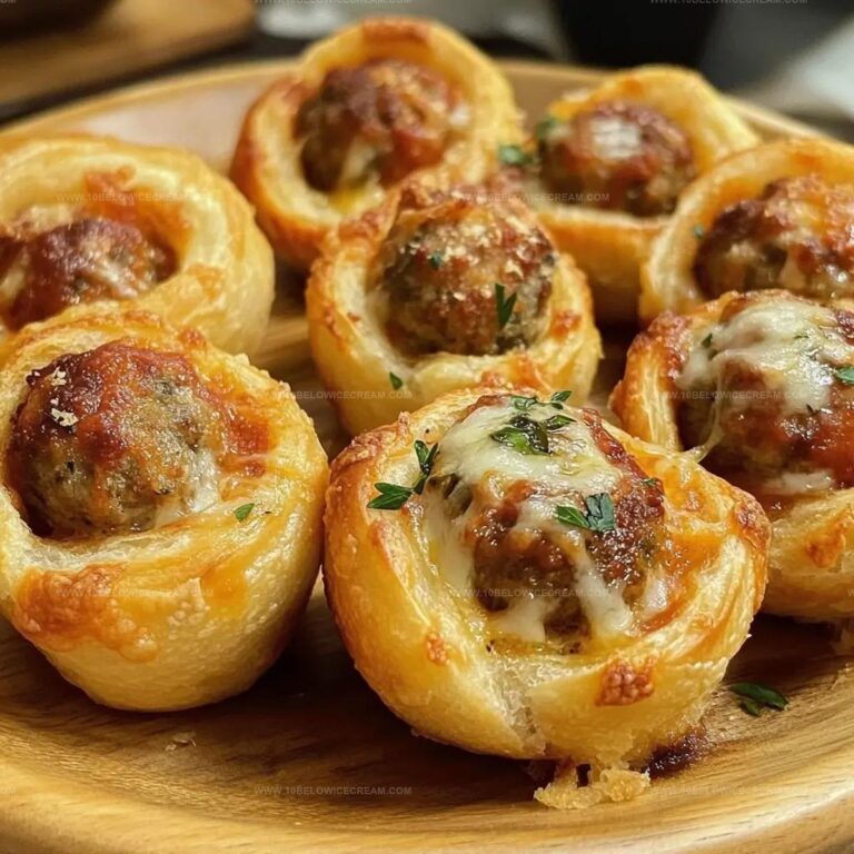 Crescent Roll Meatball Bites Recipe