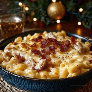 Cheesy Chicken Bacon Pasta Recipe