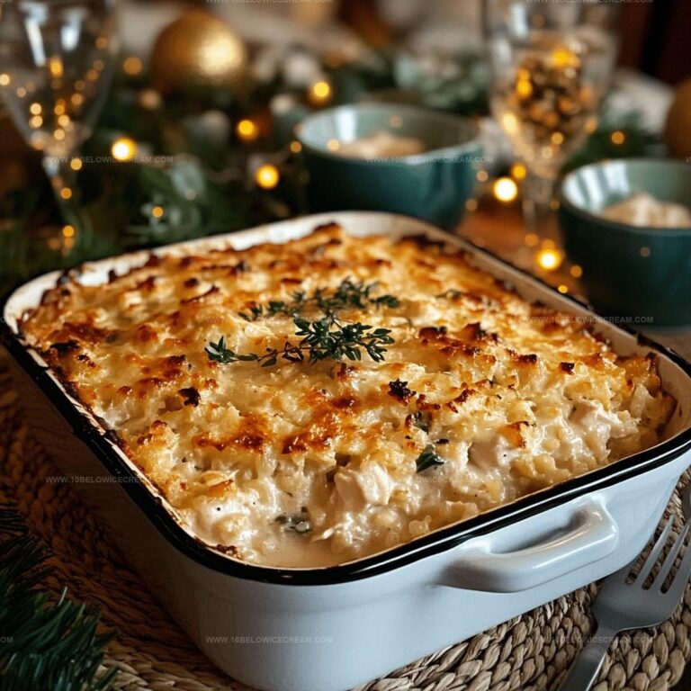 Creamy Chicken & Rice Casserole Delight Recipe