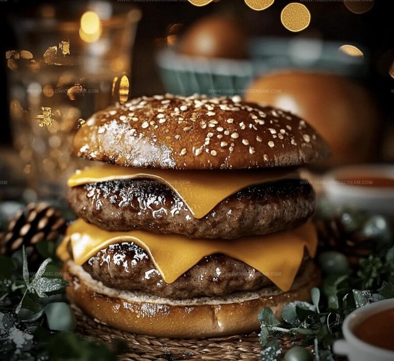Teriyaki Parmesan Burgers With American Cheese Recipe