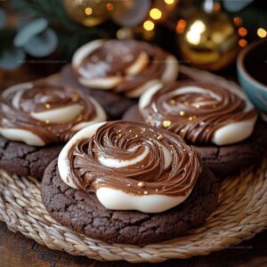 Chocolate Marshmallow Swirl Cookies Recipe