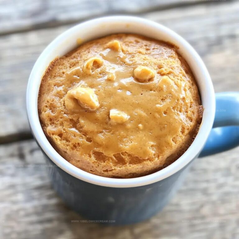 Peanut Butter Mug Cake Recipe