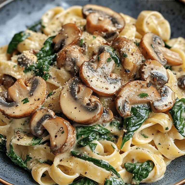 Spinach Mushroom Pasta Recipe