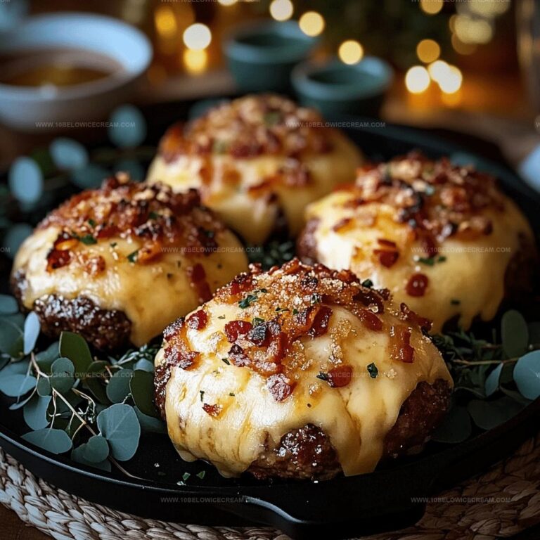 Garlic Parmesan Bacon Cheeseburger Bombs Recipe