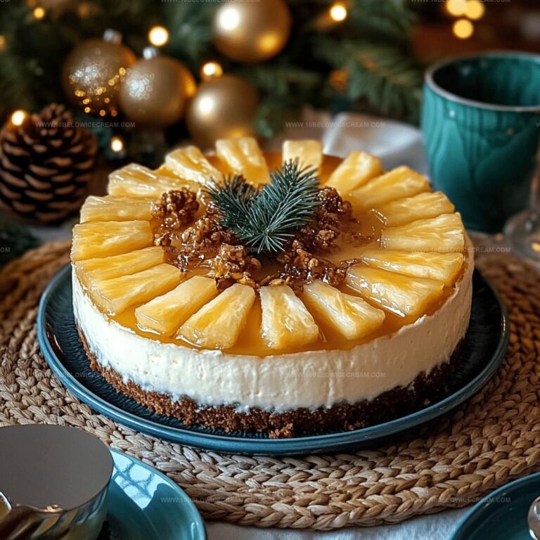 Pineapple Cream Cheesecake Recipe