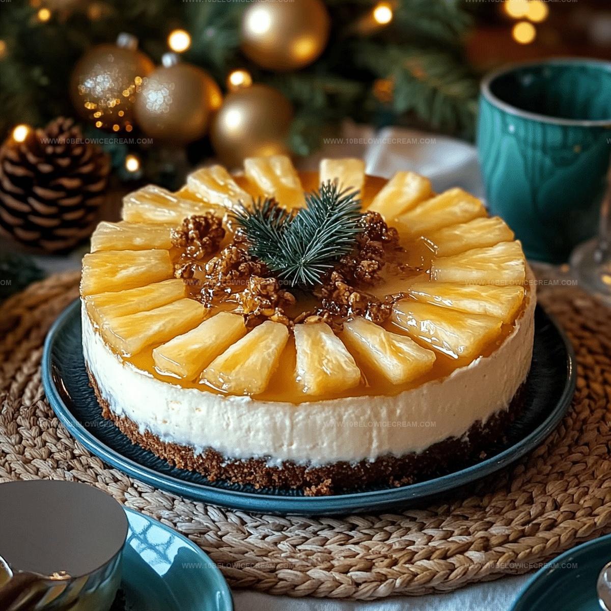 Pineapple Cream Cheesecake Recipe
