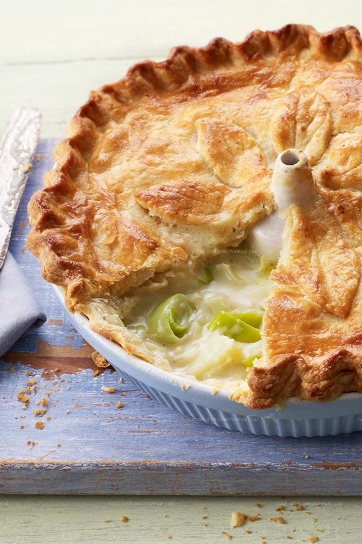 Cheese Leek And Potato Pie Recipe