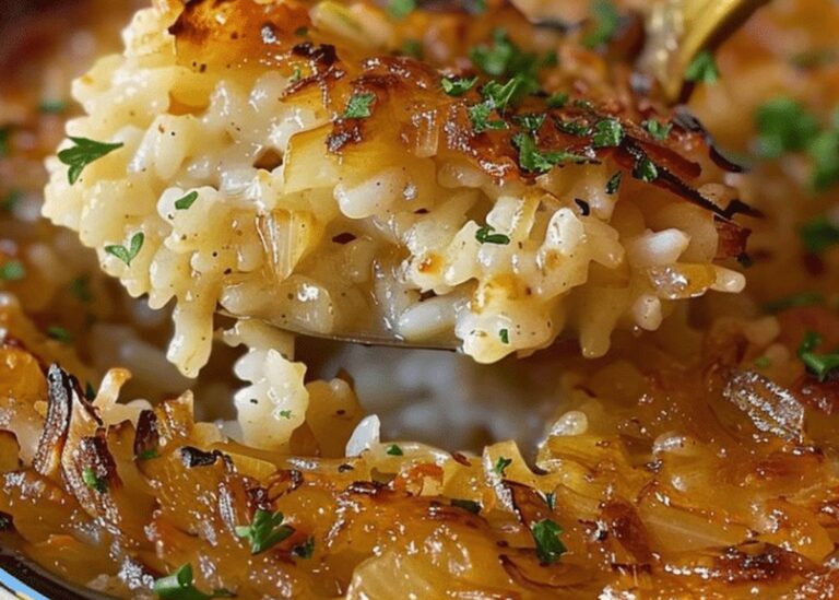 French Onion Soup Rice Recipe