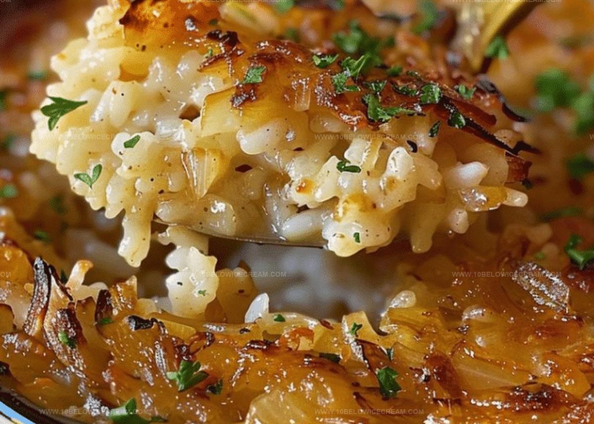 French Onion Soup Rice Recipe