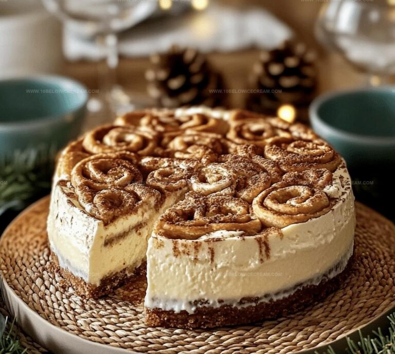 Cinnamon Roll Cheesecake Recipe