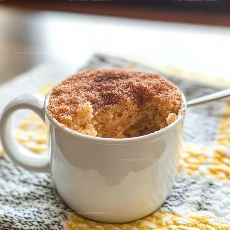 Snickerdoodle Mug Cake Recipe
