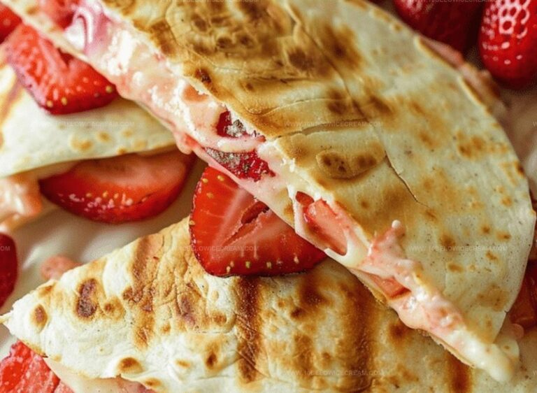 Strawberry Cheesecake Quesadillas Recipe