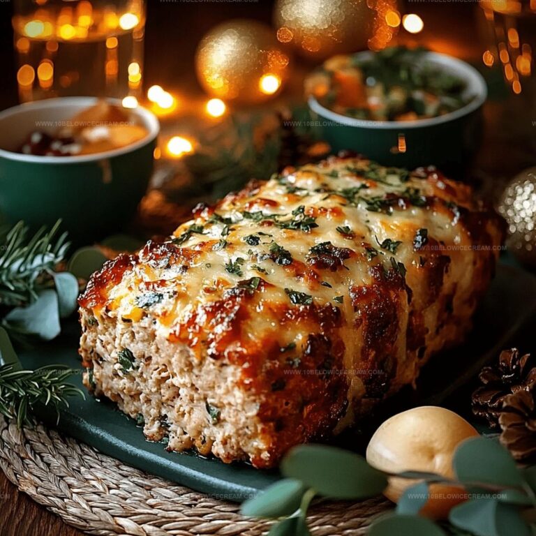 Garlic Parmesan Chicken Meatloaf Recipe
