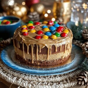M&Ms Peanut Butter Cake With Peanut Butter Frosting Recipe