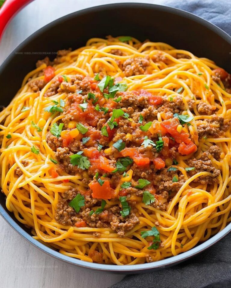 One Pot Taco Spaghetti Recipe