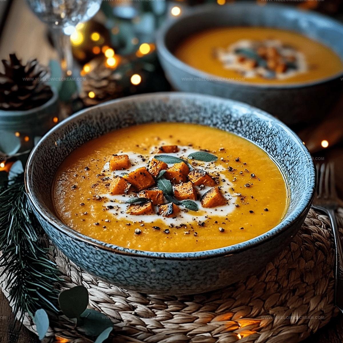 Roasted Italian Sweet Potato Soup Recipe