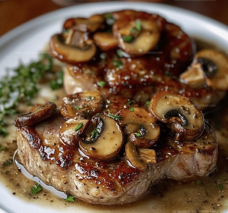 Bacon Mushroom Pork Chops Recipe