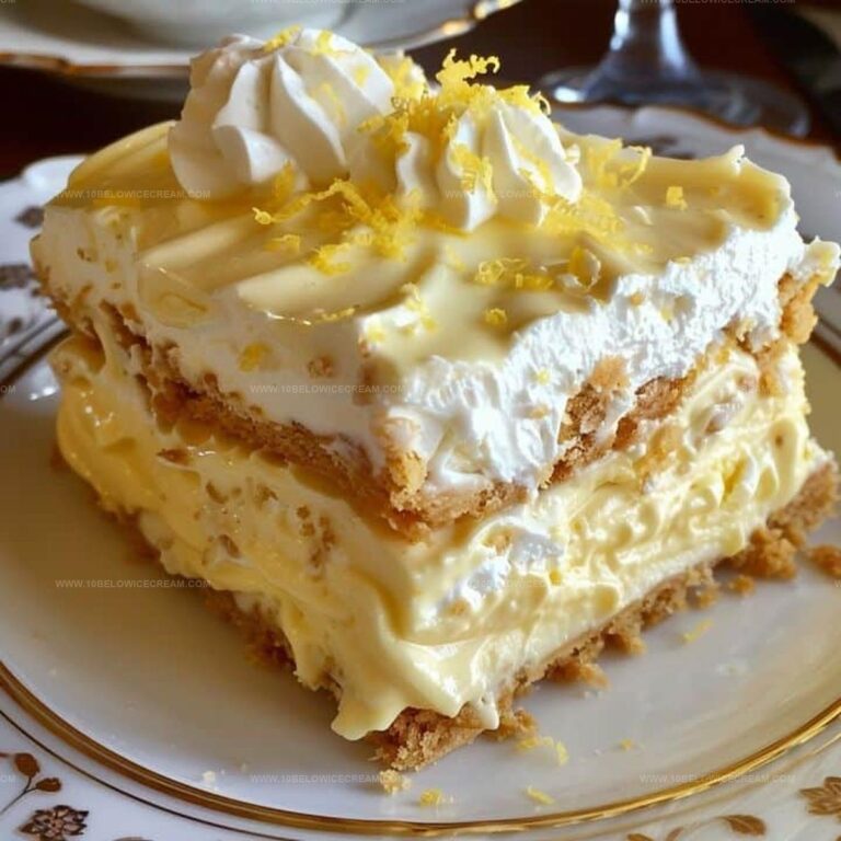 No-Bake Lemon Eclair Cake Recipe