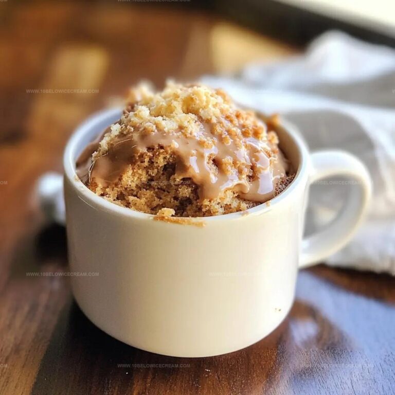 Coffee Cake Mug Cake Recipe