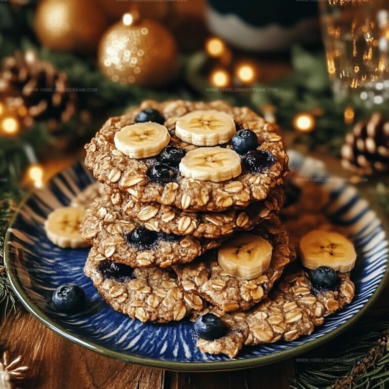 Banana Blueberry Oatmeal Breakfast Cookies Recipe