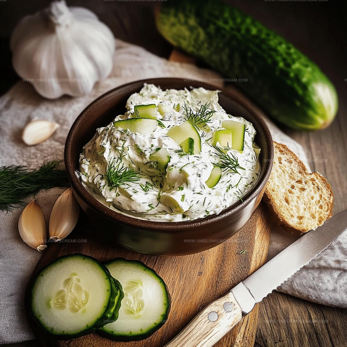 Cucumber Cream Cheese Spread Recipe