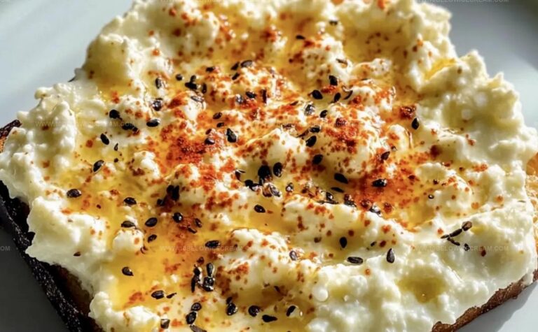 Cottage Cheese Toast Recipe