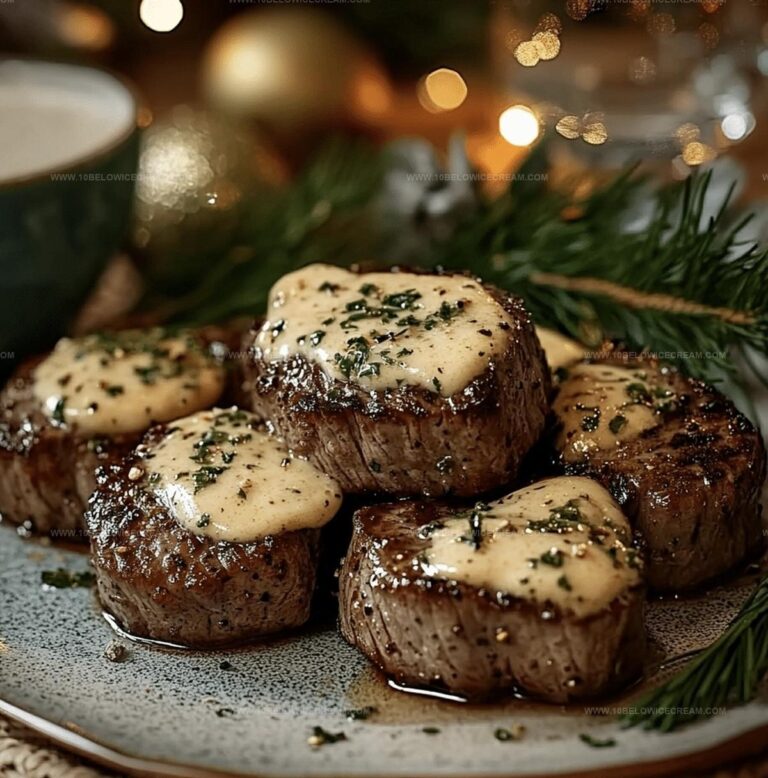 Garlic Butter Steak Bites With Parmesan Cream Sauce Recipe