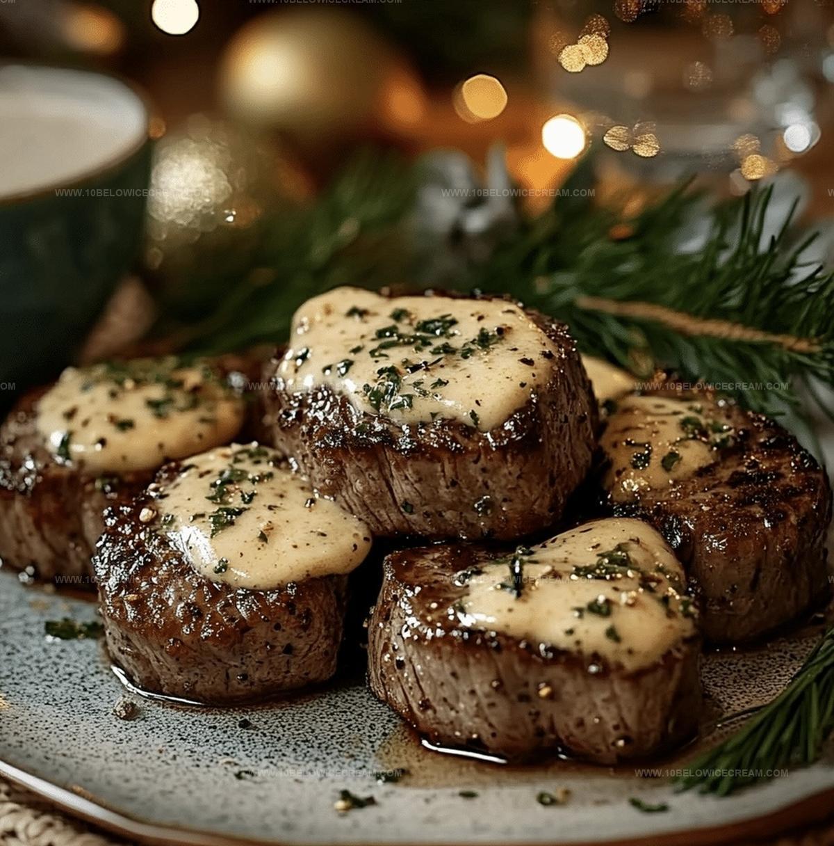 Garlic Butter Steak Bites With Parmesan Cream Sauce Recipe