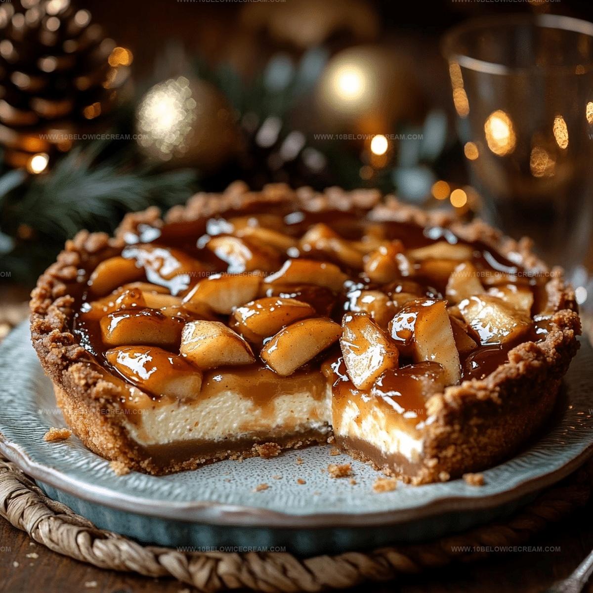 Salted Caramel Apple Pie Cheesecake Recipe