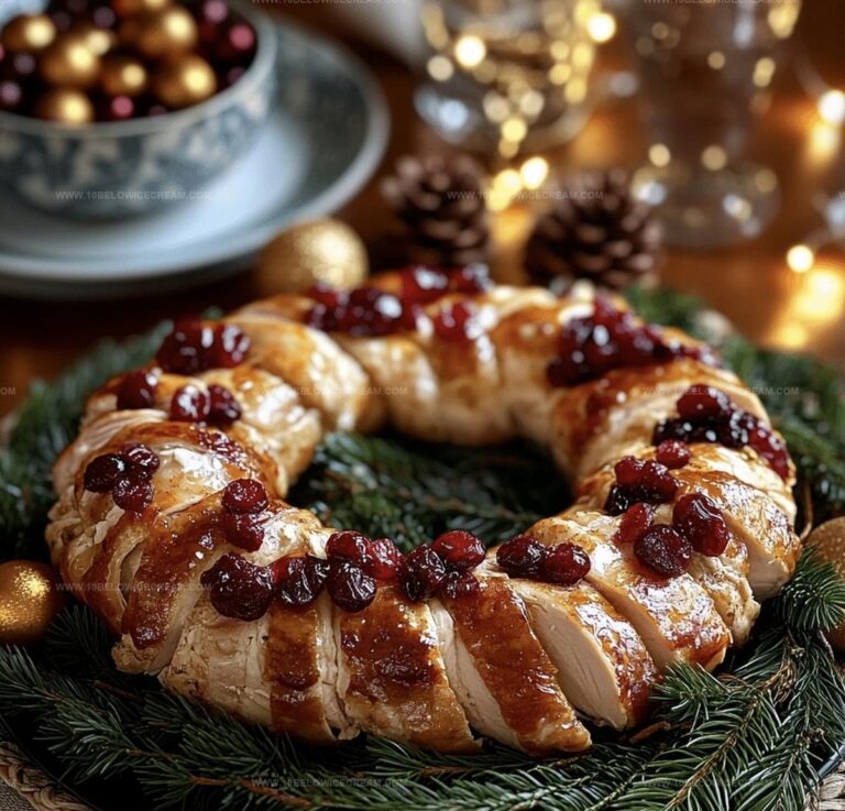 Turkey And Cranberry Crescent Ring Recipe