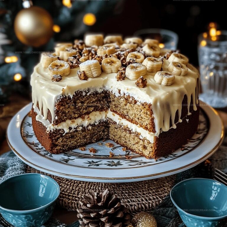 Banana Bread Cake With Cream Cheese Frosting Recipe