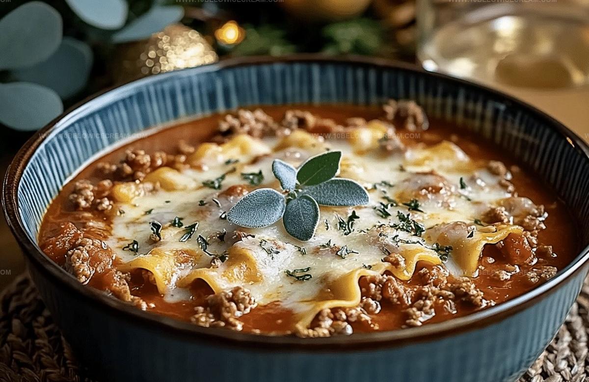 Traditional Lasagna Soup Recipe