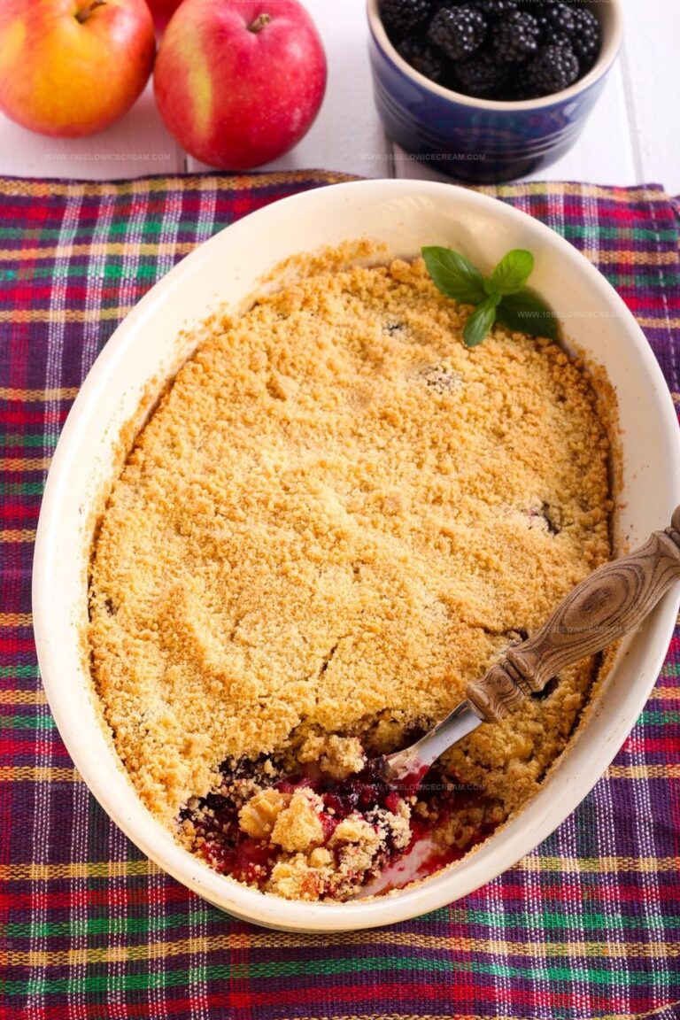 Apple And Blackberry Crumble Recipe